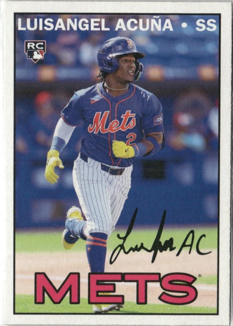 2025 Topps Heritage 25th Anniversary Luisangel Acuna #H25-16 card