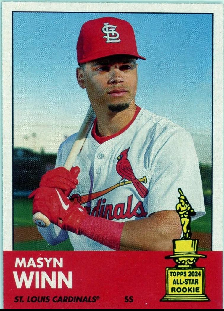 2025 Topps Heritage 25th Anniversary Masyn Winn #H25-12 card