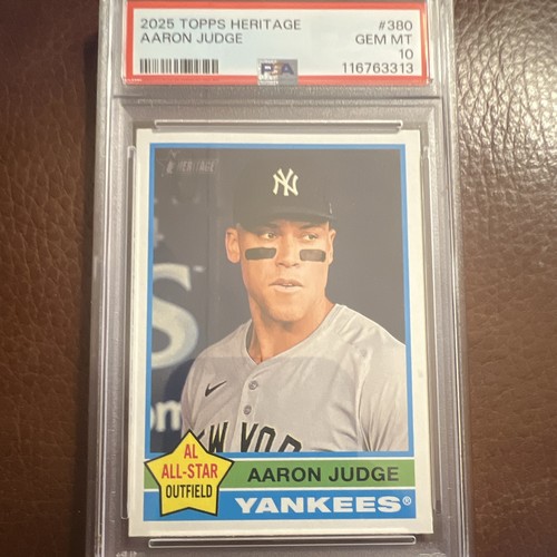 2025 Topps Heritage Aaron Judge #380 card