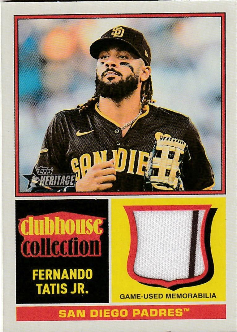 2025 Topps Heritage Clubhouse Collection Relic Fernando Tatis Jr. #CCR-FT card