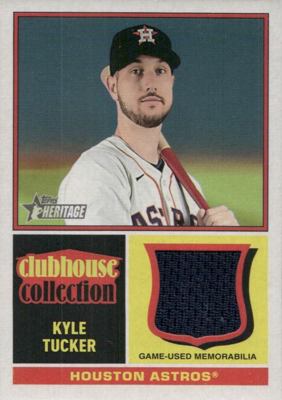 2025 Topps Heritage Clubhouse Collection Relic Kyle Tucker #CCR-KT card