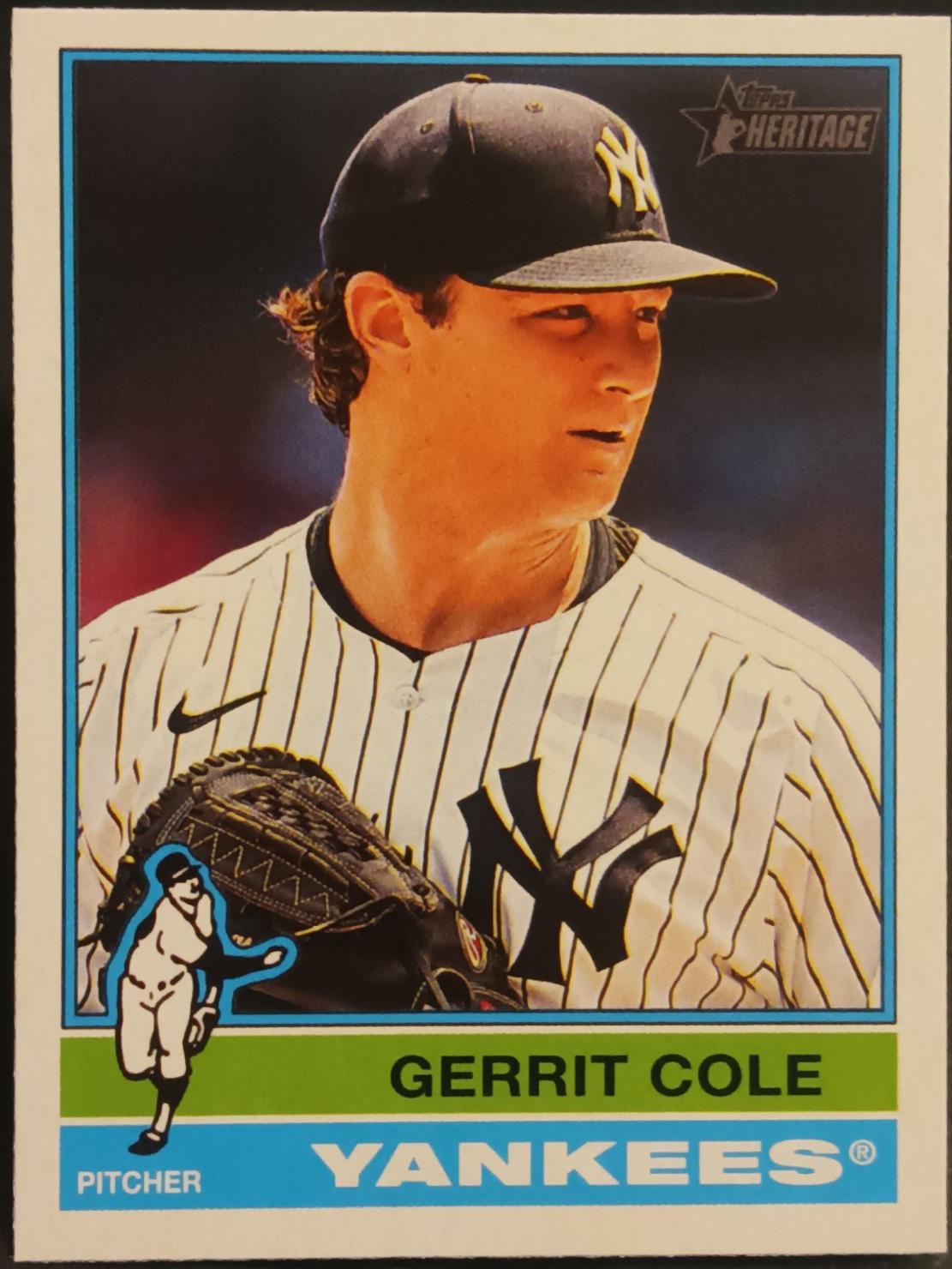2025 Topps Heritage Gerrit Cole #394 card