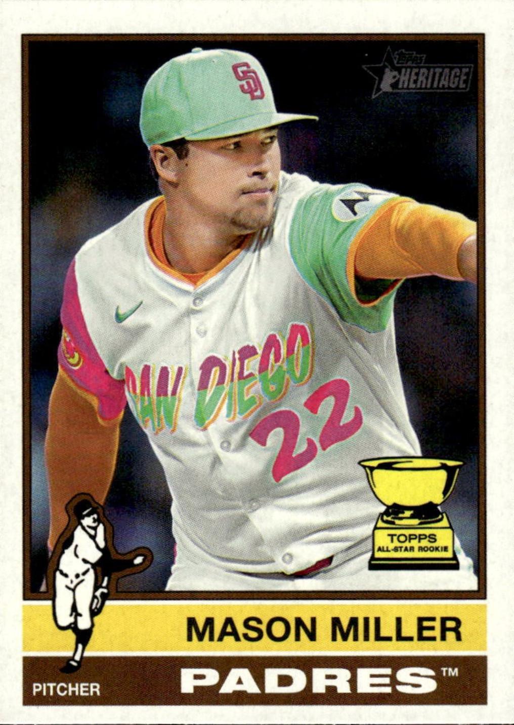 2025 Topps Heritage High Number Mason Miller #700 card