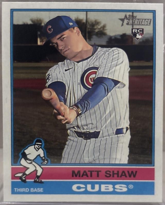 2025 Topps Heritage High Number Matt Shaw [SP] #712 card