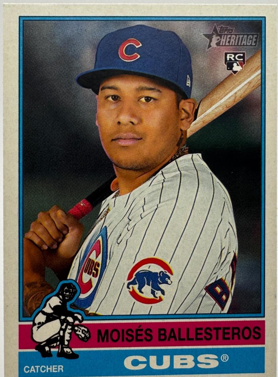2025 Topps Heritage High Number Moises Ballesteros [SP] #717 card