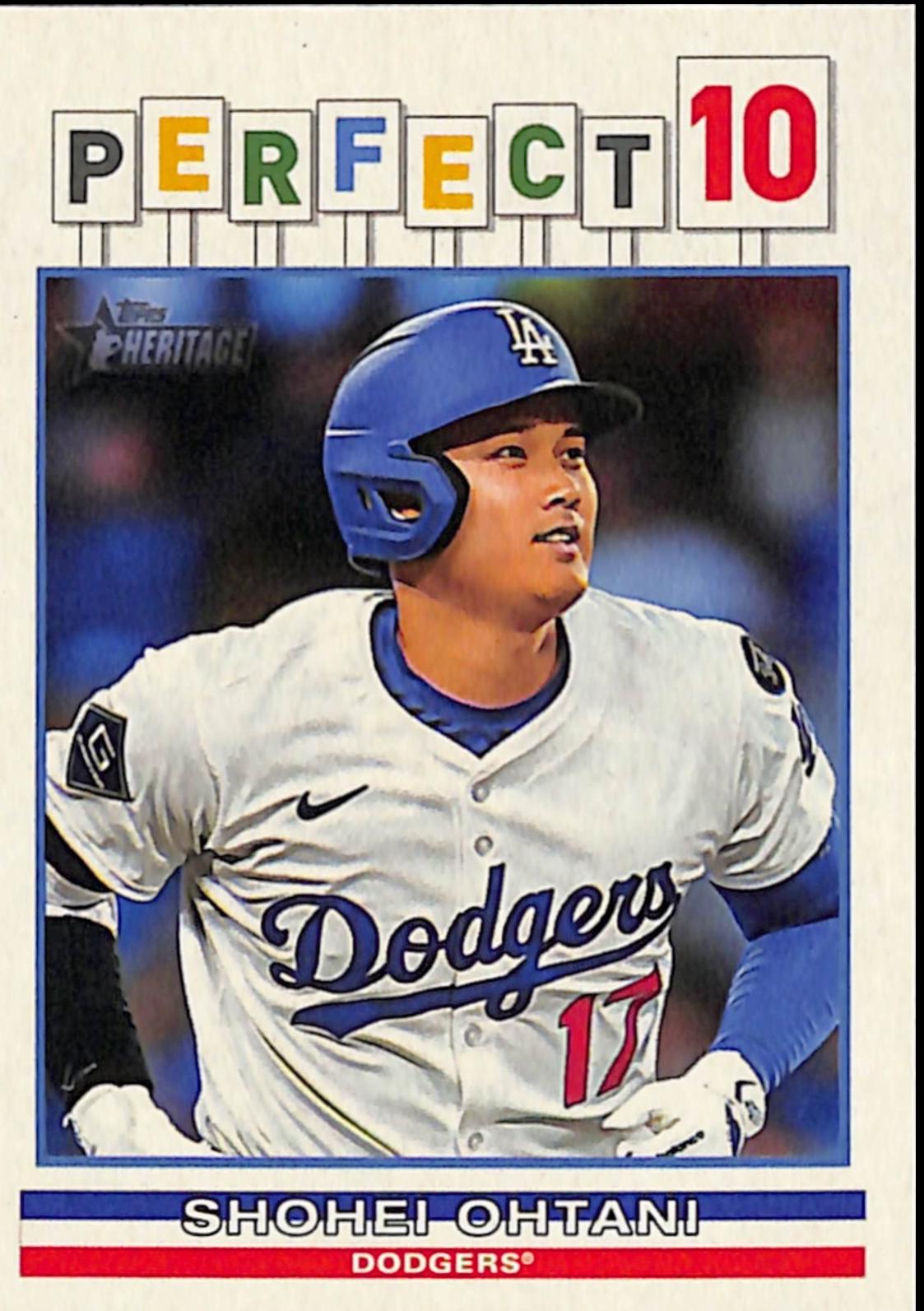 2025 Topps Heritage High Number Perfect 10 Shohei Ohtani #P10-3 card