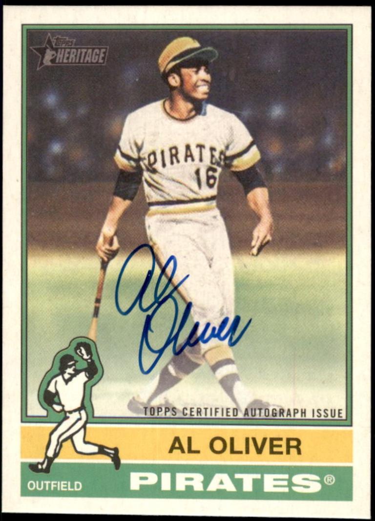 2025 Topps Heritage High Number Real One Autograph Al Oliver #ROA-AO card