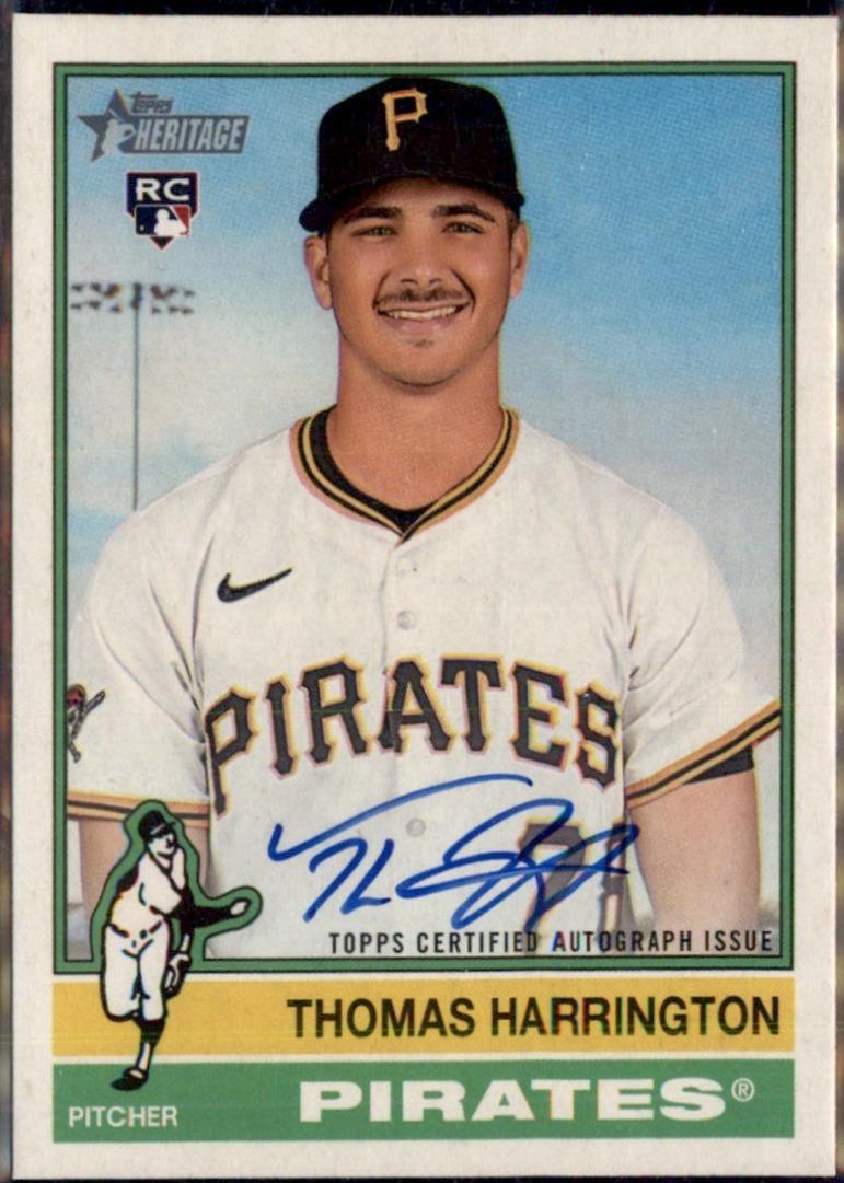 2025 Topps Heritage High Number Real One Autograph Thomas Harrington #ROA-HA card