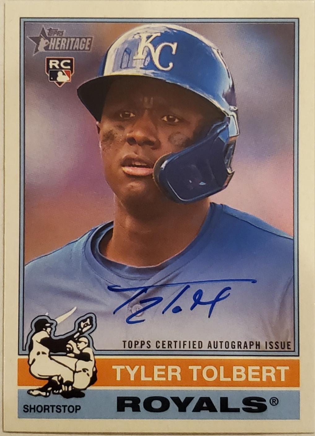 2025 Topps Heritage High Number Real One Autograph Tyler Tolbert #ROA-TT card