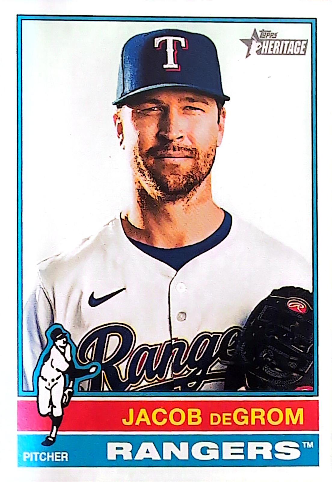 2025 Topps Heritage Jacob Degrom #279 card