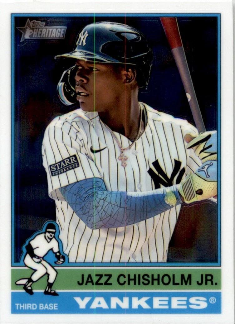 2025 Topps Heritage Jazz Chisholm Jr. #33 card
