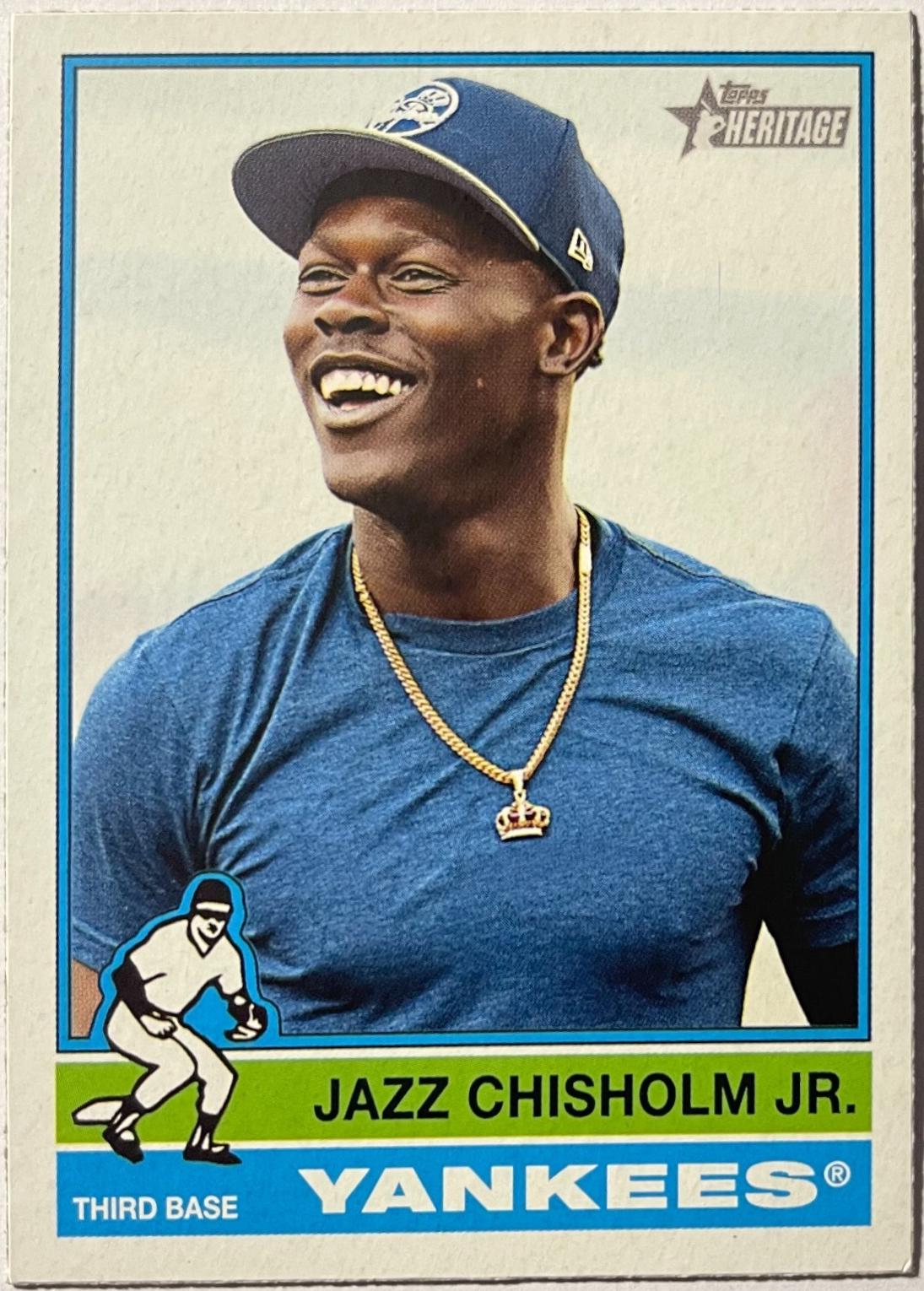 2025 Topps Heritage Jazz Chisholm Jr. [Image Variation] #33 card
