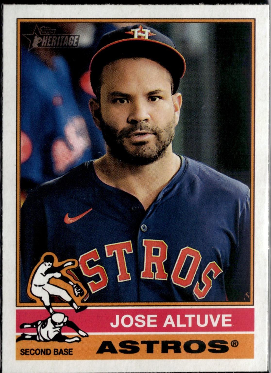2025 Topps Heritage Jose Altuve #56 card