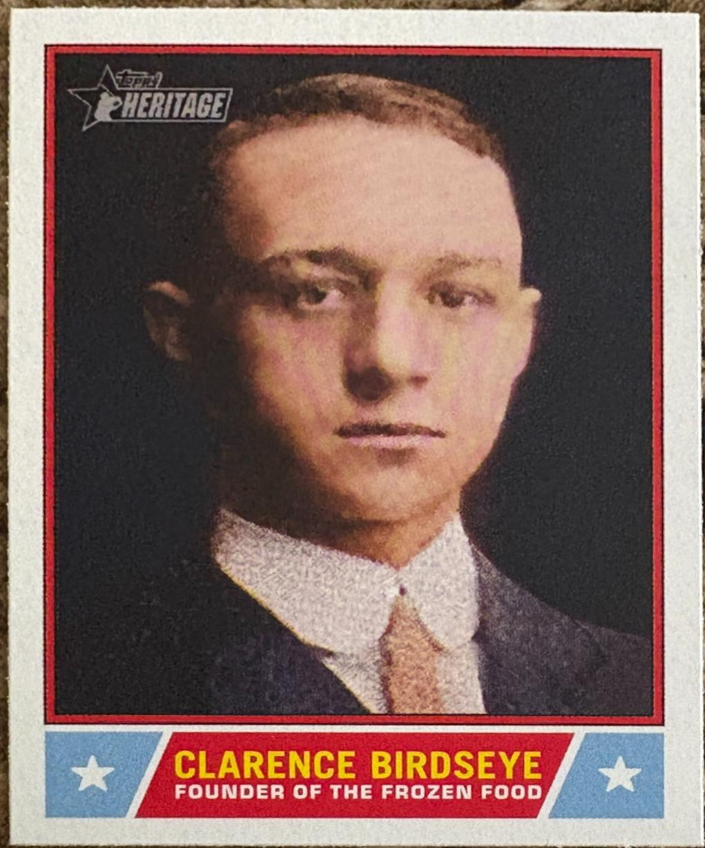 2025 Topps Heritage Notable American Clarence Birdseye #NS-53 card