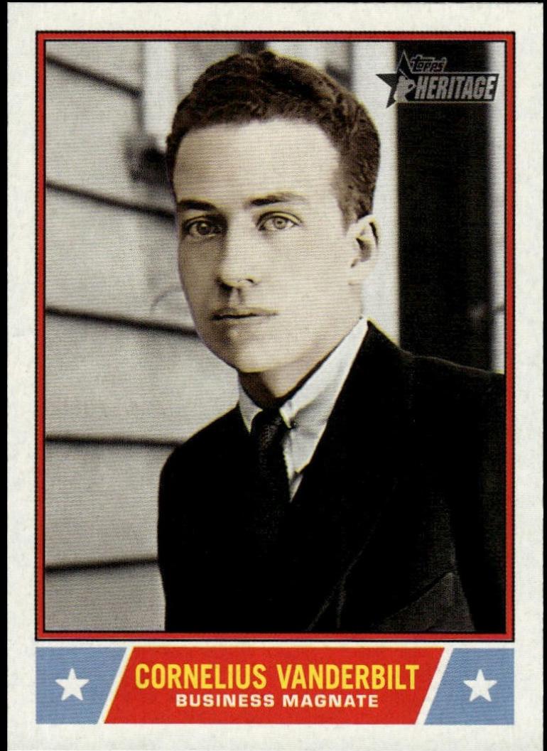 2025 Topps Heritage Notable American Cornelius Vanderbilt #NS-84 card