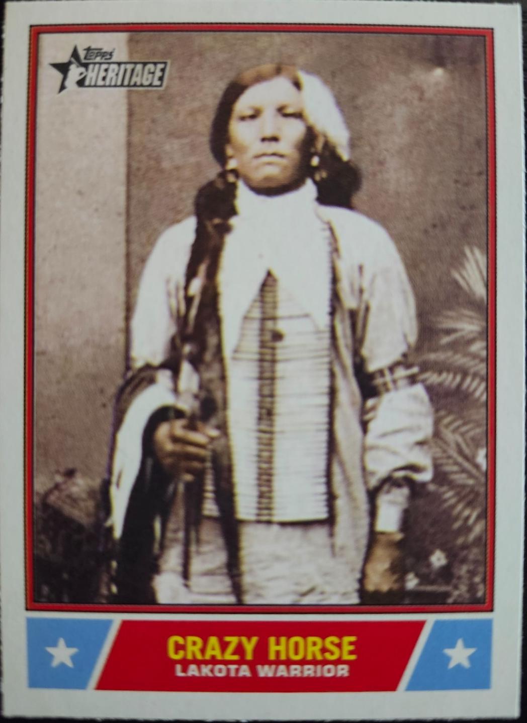 2025 Topps Heritage Notable American Crazy Horse #NS-77 card