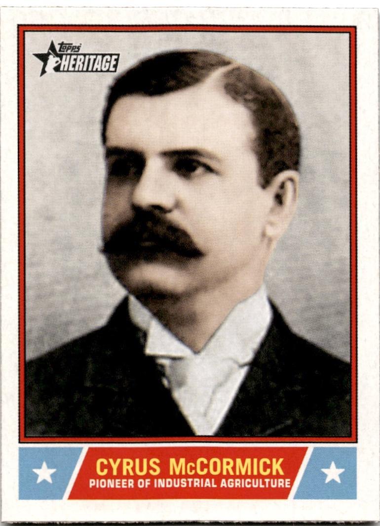 2025 Topps Heritage Notable American Cyrus Mccormick #NS-69 card