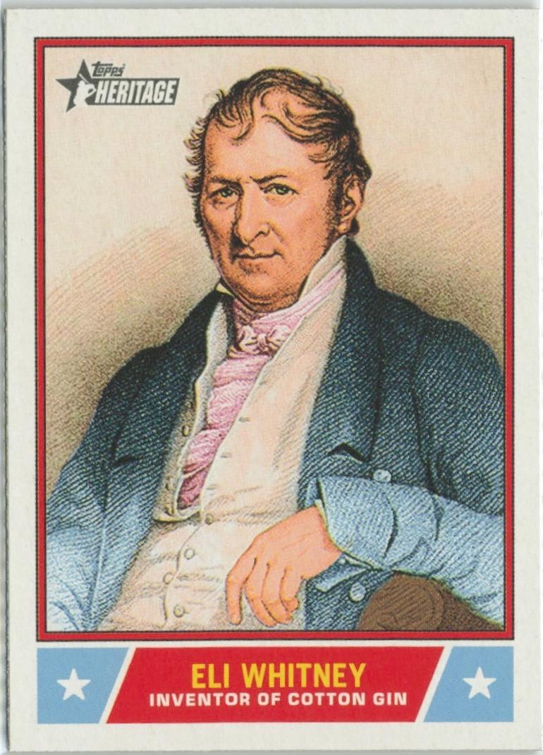 2025 Topps Heritage Notable American Eli Whitney #NS-89 card