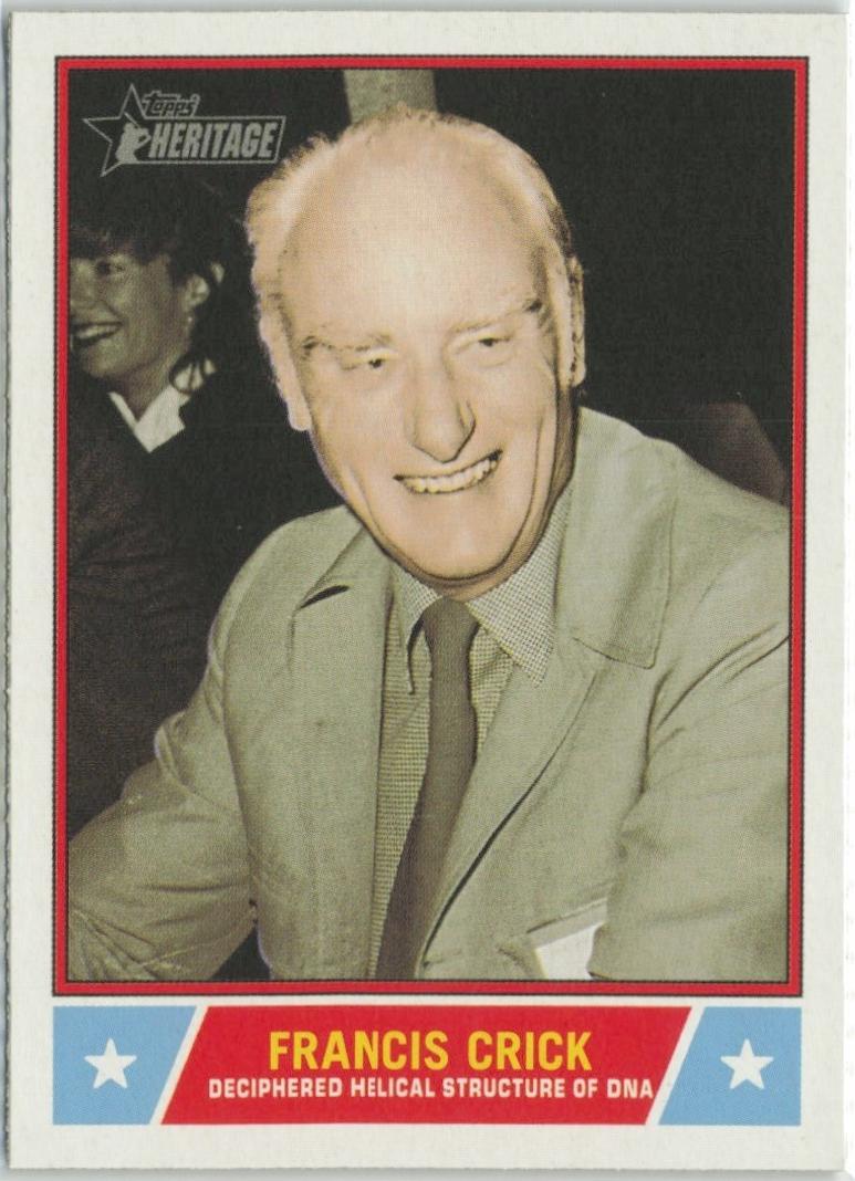 2025 Topps Heritage Notable American Francis Crick #NS-81 card