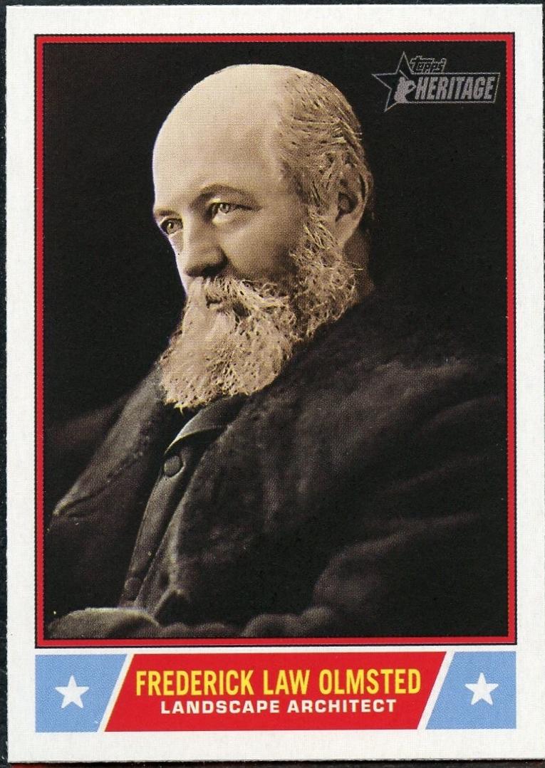 2025 Topps Heritage Notable American Frederick Law Olmsted #NS-97 card