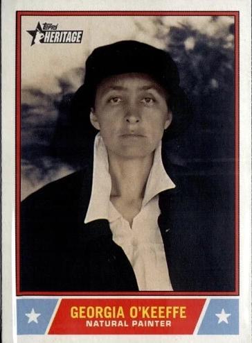 2025 Topps Heritage Notable American Georgia O'keeffe #NS-45 card