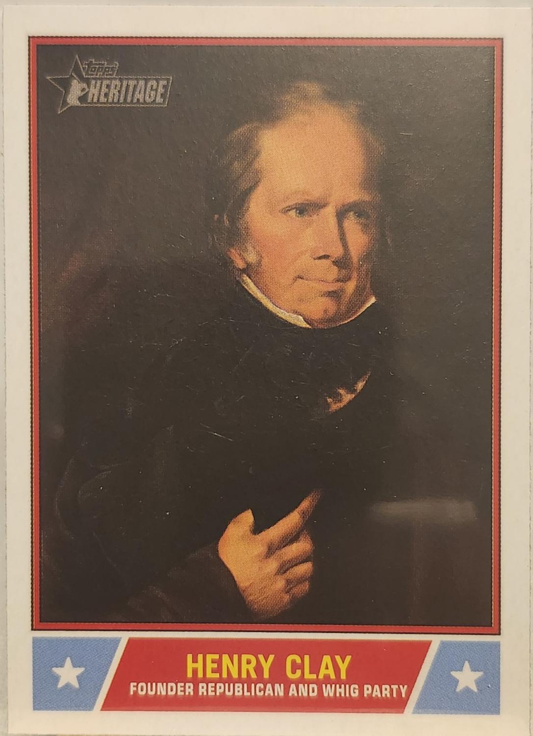 2025 Topps Heritage Notable American Henry Clay #NS-91 card