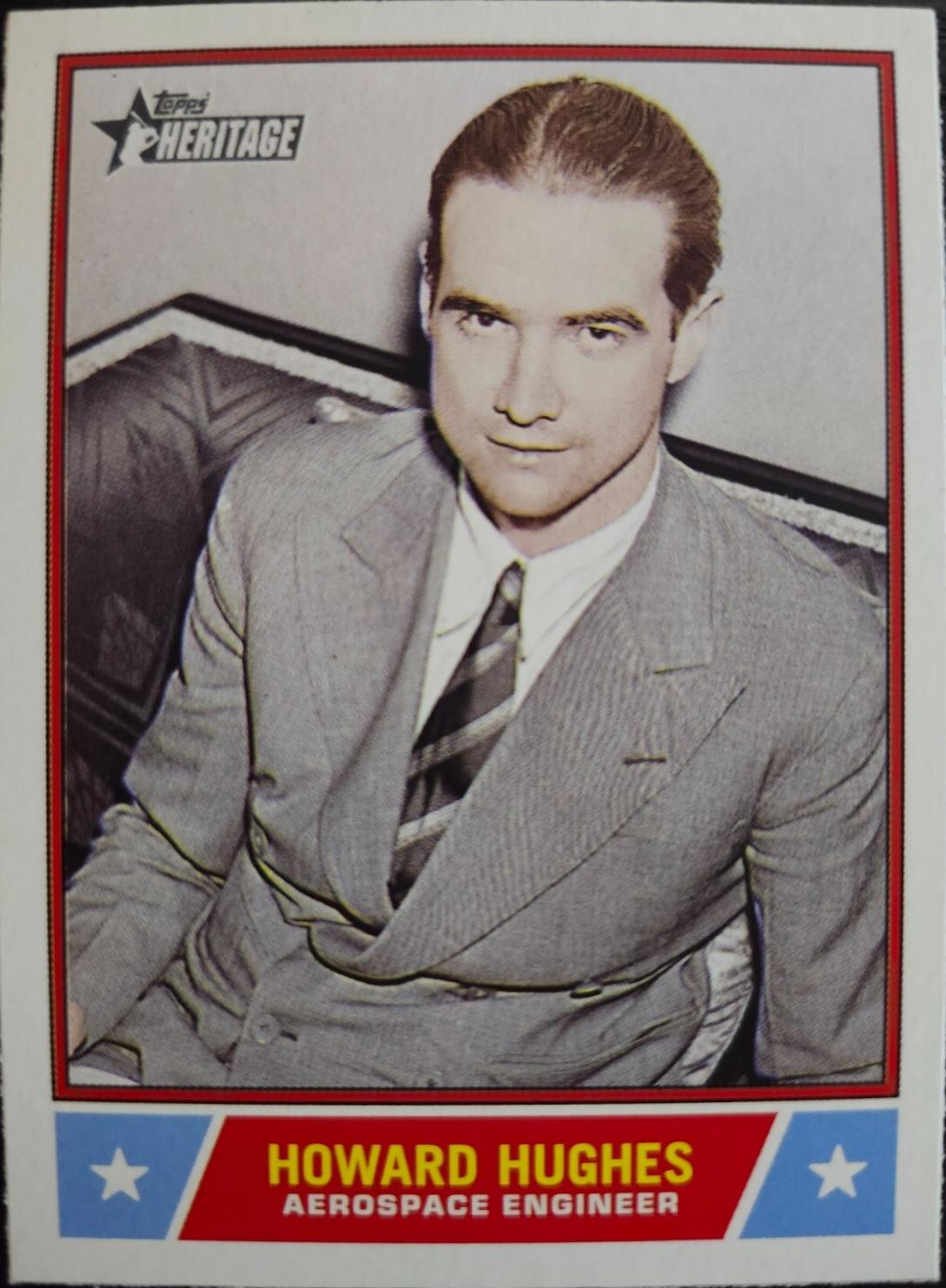 2025 Topps Heritage Notable American Howard Hughes #NS-83 card