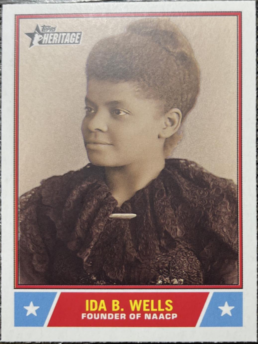 2025 Topps Heritage Notable American Ida B. Wells #NS-57 card