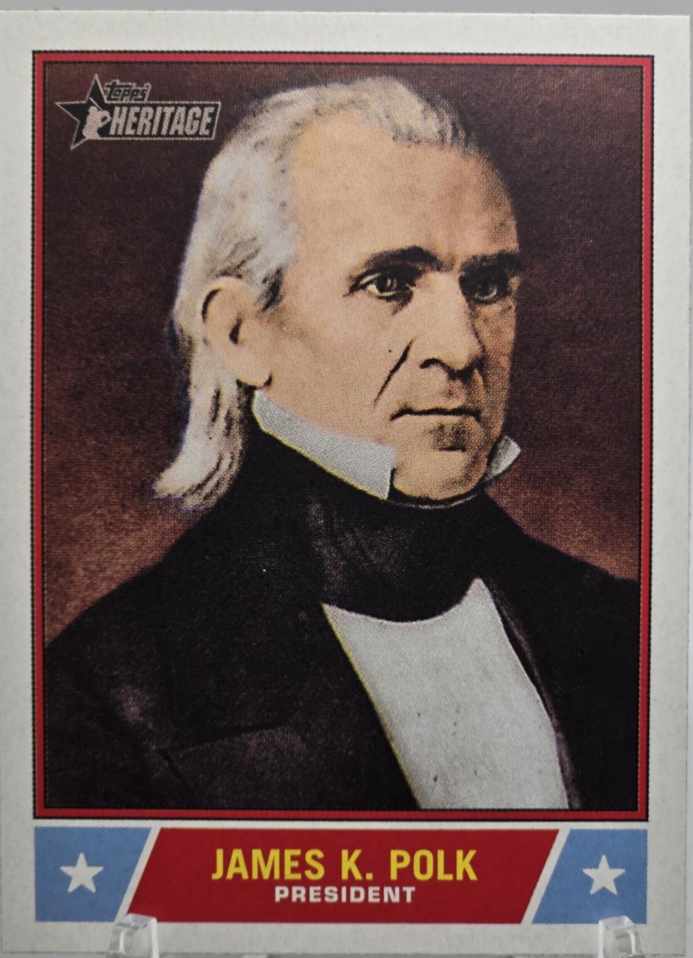 2025 Topps Heritage Notable American James K. Polk #NS-98 card