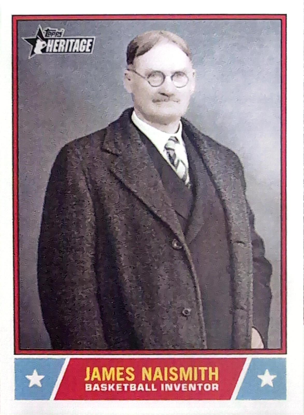 2025 Topps Heritage Notable American James Naismith #NS-86 card