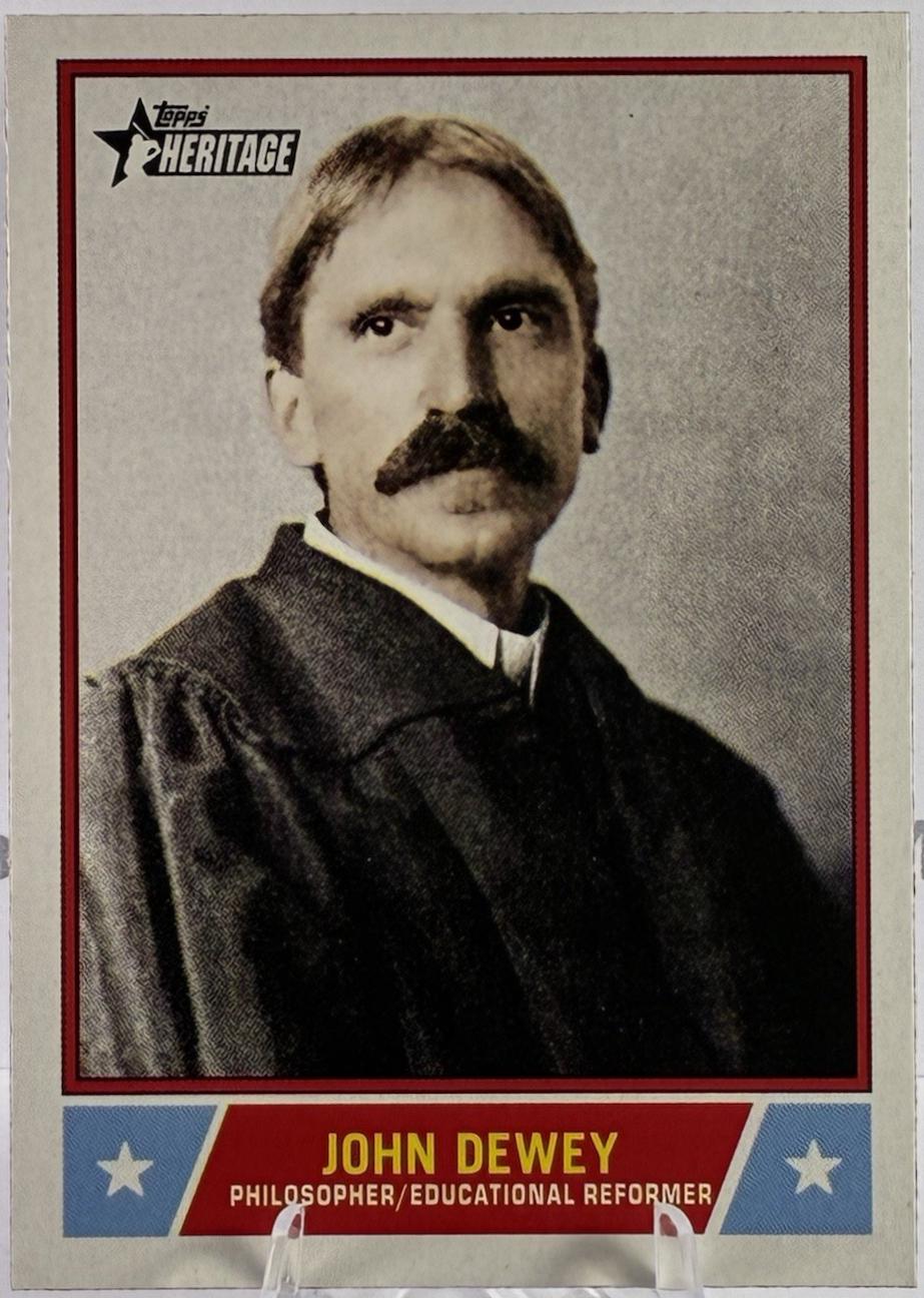 2025 Topps Heritage Notable American John Dewey #NS-94 card