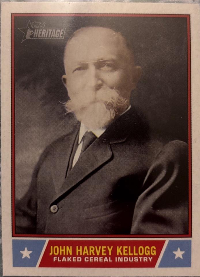 2025 Topps Heritage Notable American John Harvey Kellogg #NS-54 card