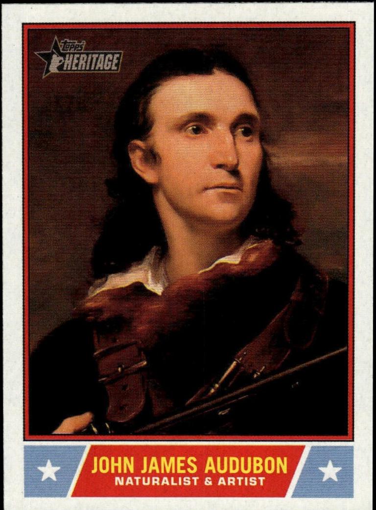 2025 Topps Heritage Notable American John James Audubon #NS-44 card