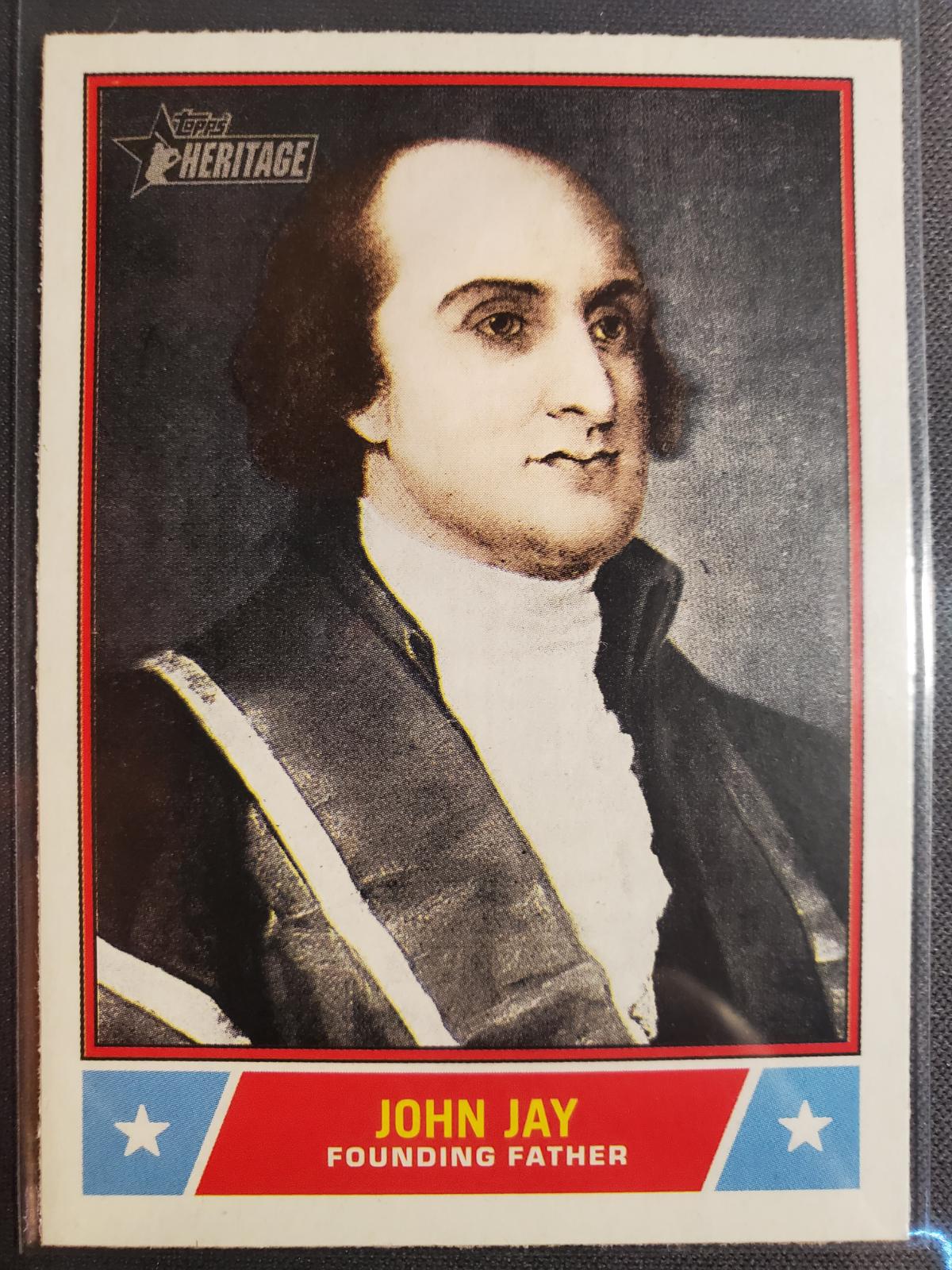 2025 Topps Heritage Notable American John Jay #NS-10 card