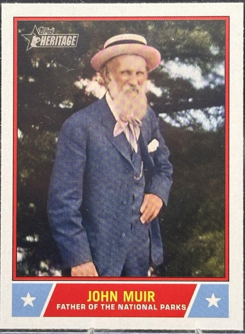 2025 Topps Heritage Notable American John Muir #NS-47 card