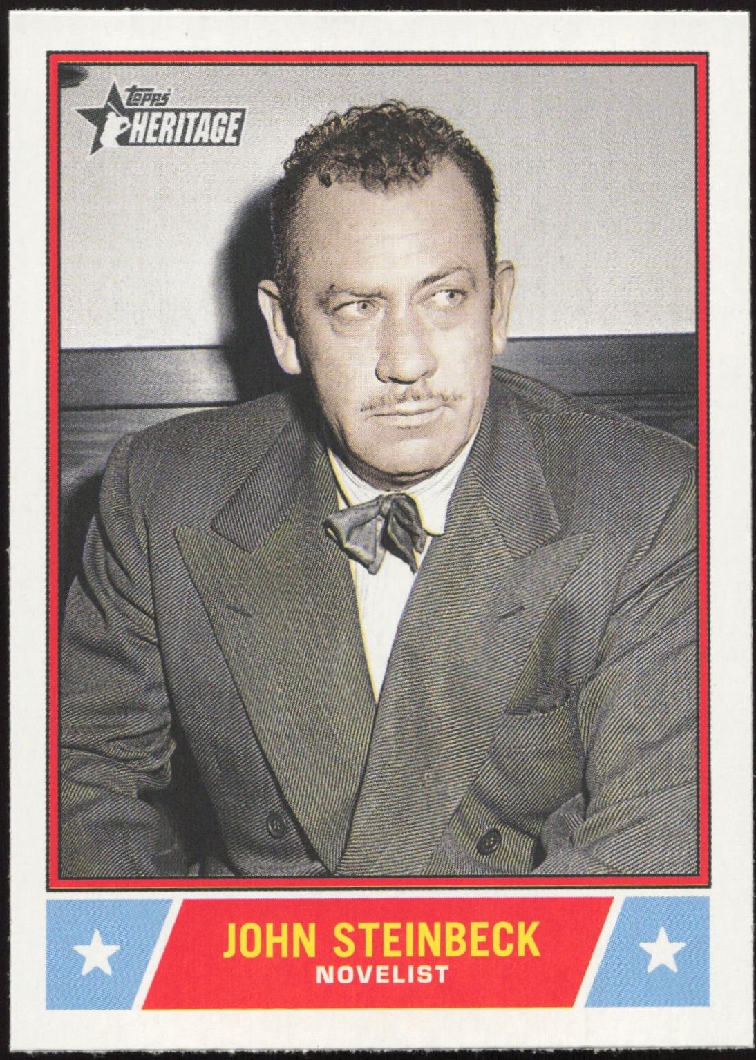 2025 Topps Heritage Notable American John Steinbeck #NS-67 card