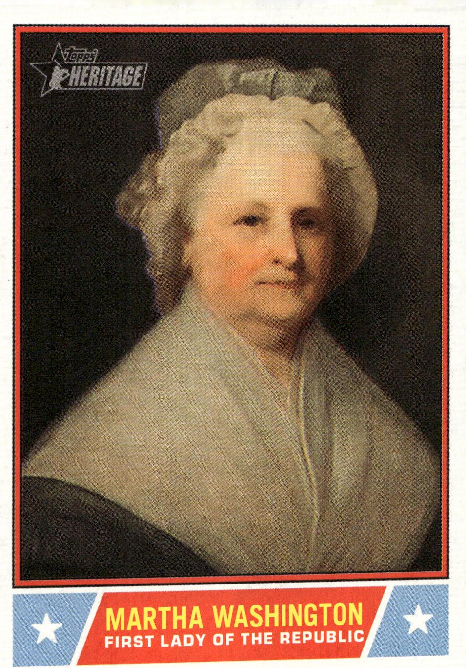 2025 Topps Heritage Notable American Martha Washington #NS-39 card