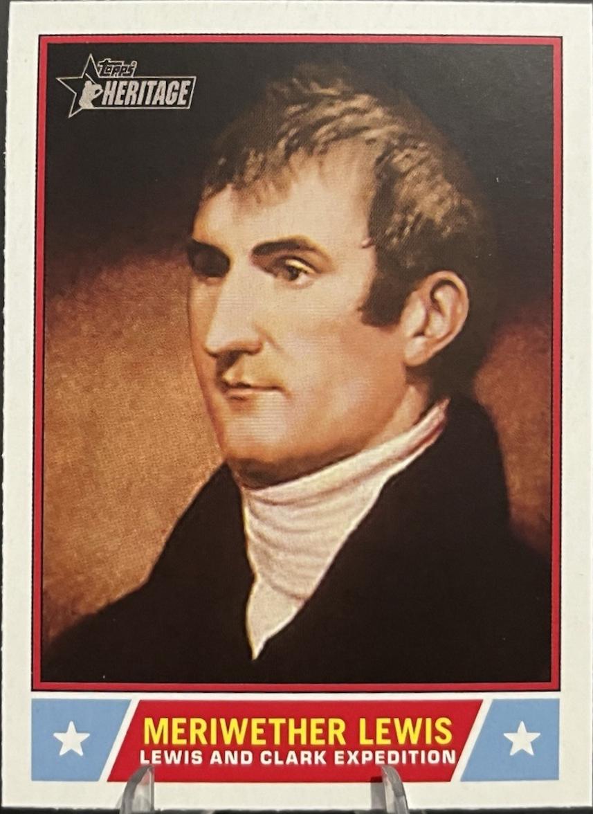 2025 Topps Heritage Notable American Meriwether Lewis #NS-33 card