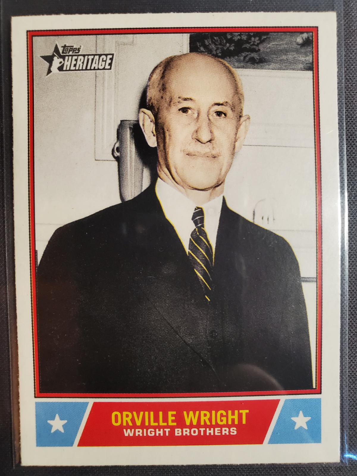 2025 Topps Heritage Notable American Orville Wright #NS-26 card