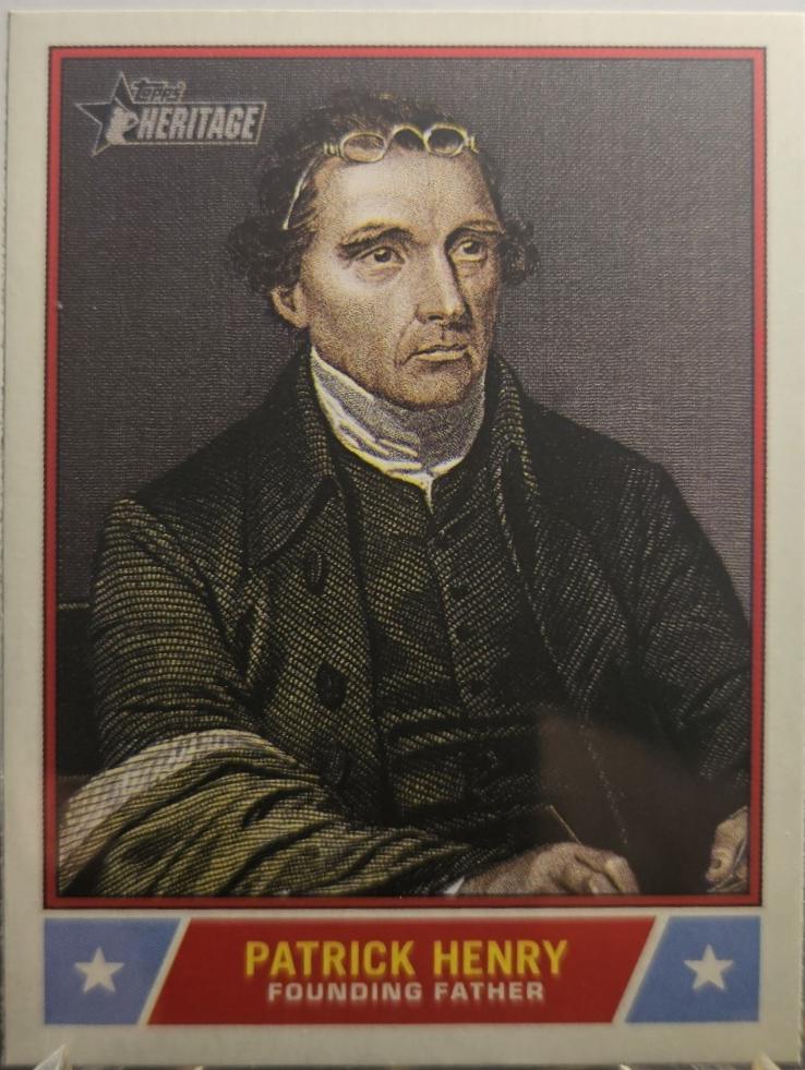 2025 Topps Heritage Notable American Patrick Henry #NS-11 card