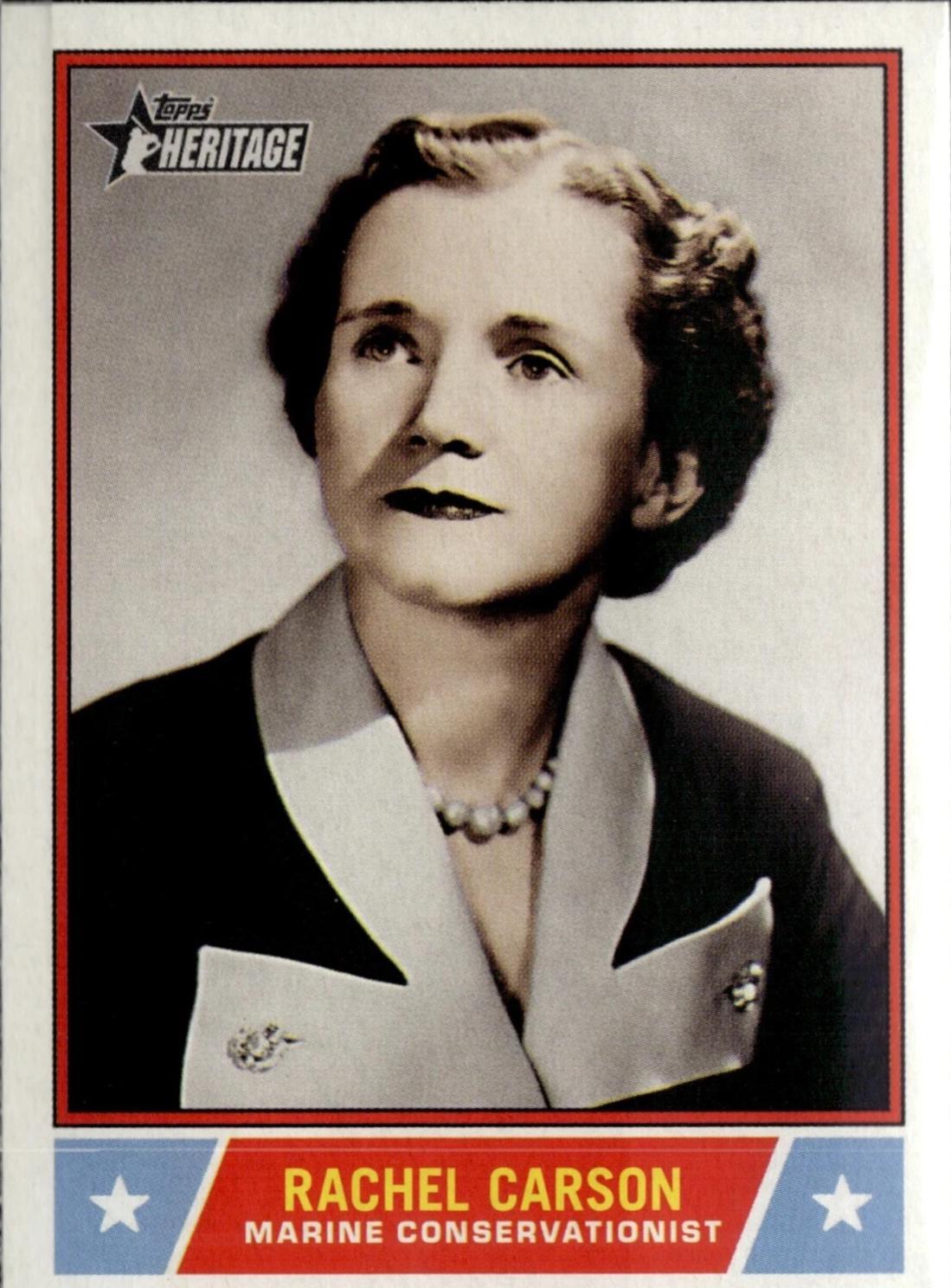 2025 Topps Heritage Notable American Rachel Carson #NS-93 card