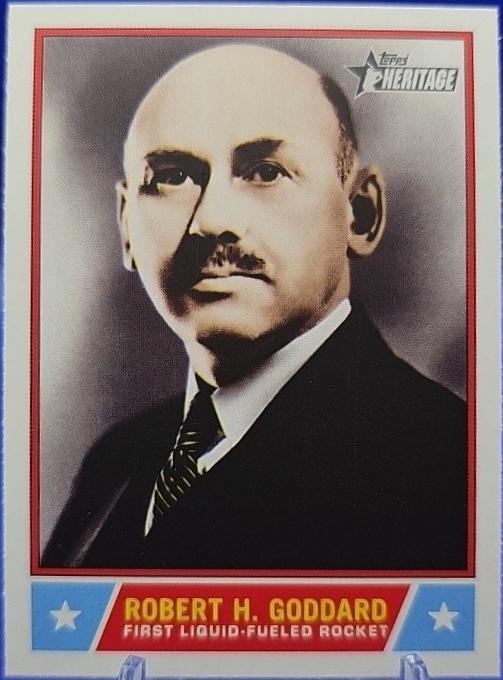 2025 Topps Heritage Notable American Robert H. Goddard #NS-62 card