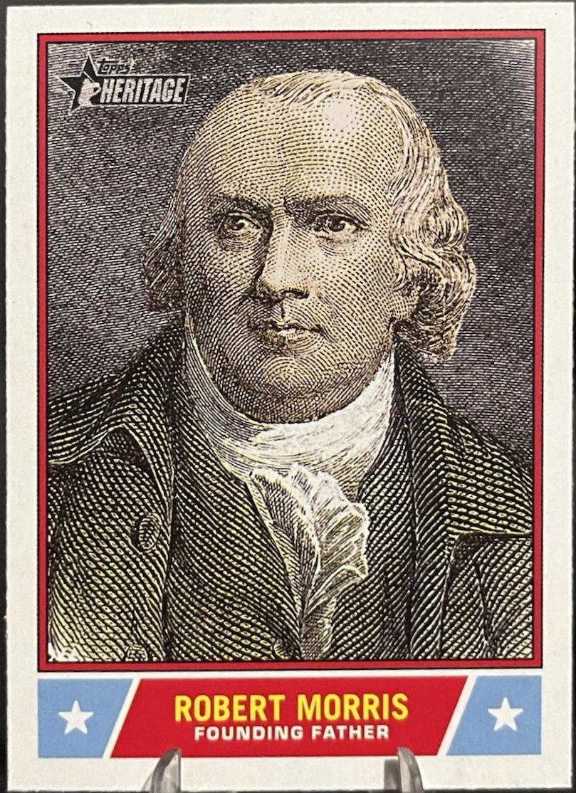2025 Topps Heritage Notable American Robert Morris #NS-14 card