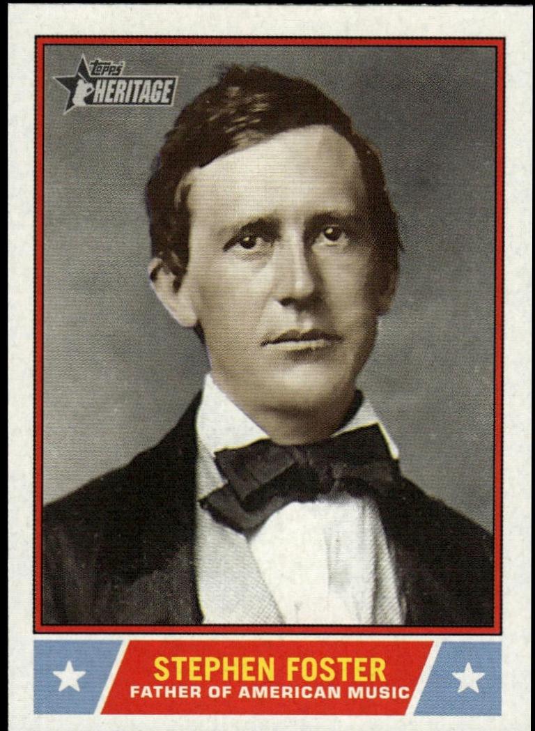 2025 Topps Heritage Notable American Stephen Foster #NS-58 card