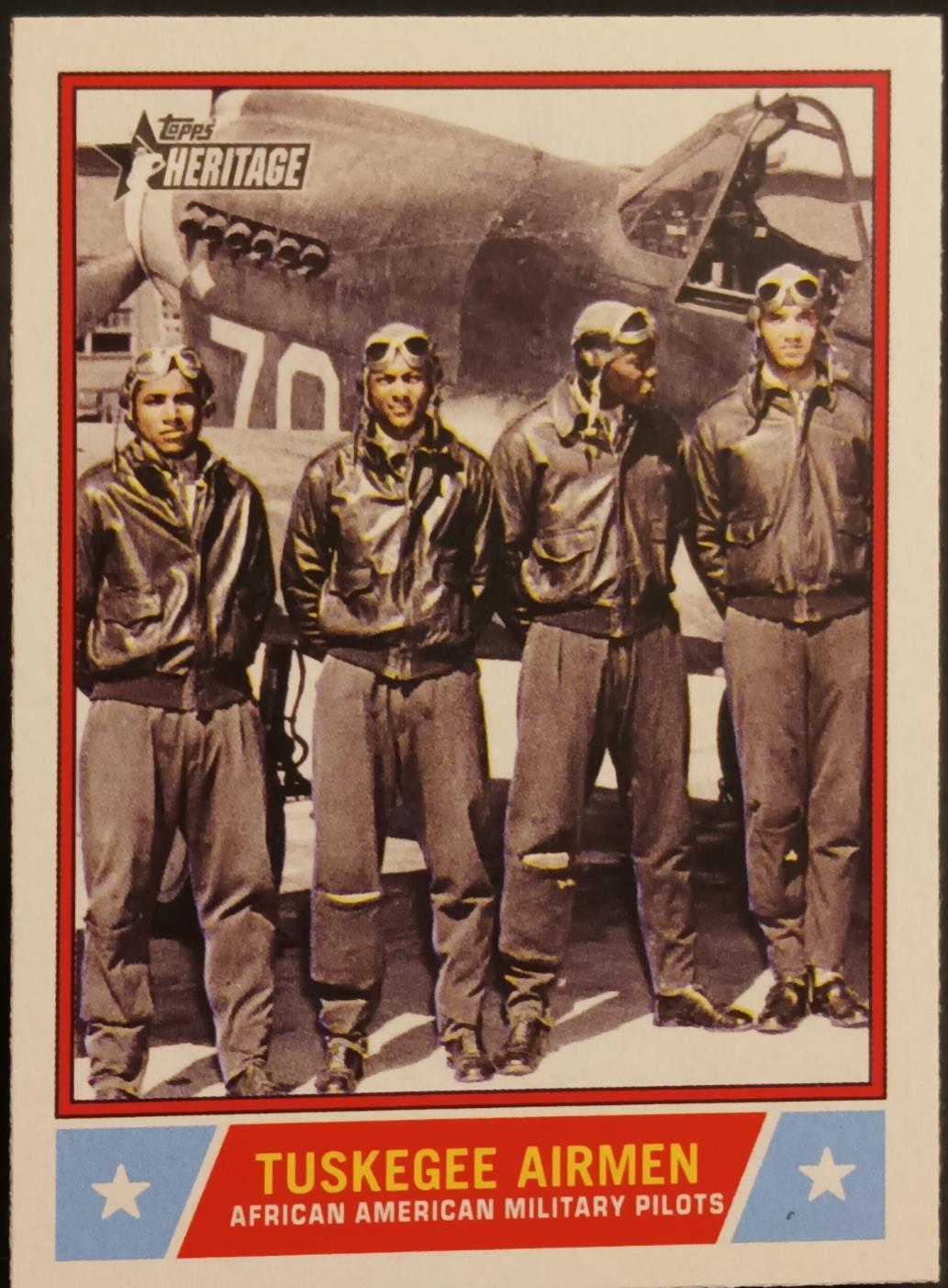 2025 Topps Heritage Notable American Tuskegee Airmen #NS-71 card