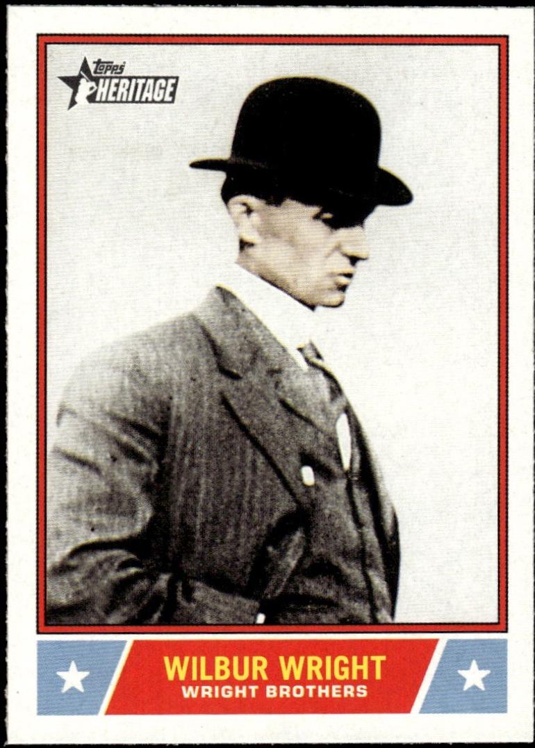 2025 Topps Heritage Notable American Wilbur Wright #NS-27 card