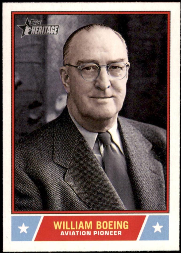 2025 Topps Heritage Notable American William Boeing #NS-76 card