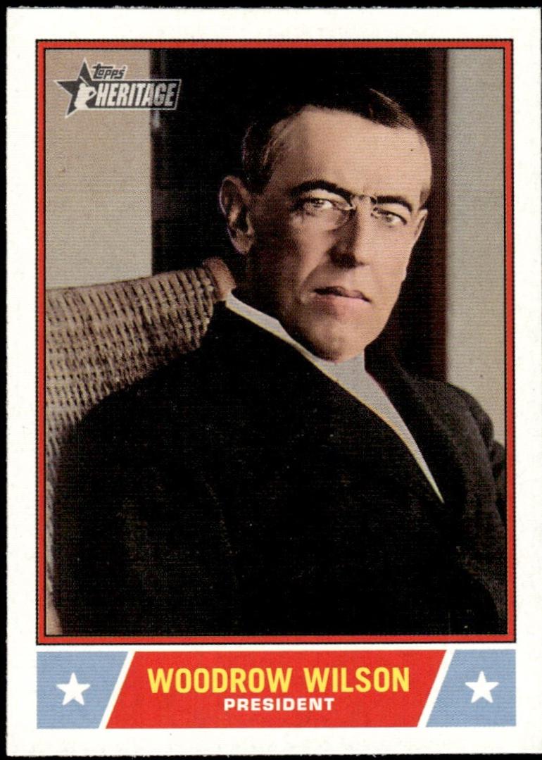 2025 Topps Heritage Notable American Woodrow Wilson #NS-52 card