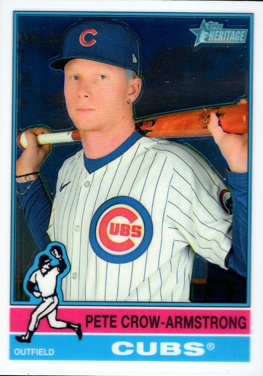 2025 Topps Heritage Pete Crow-armstrong [Chrome] #430 card