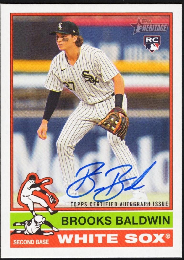 2025 Topps Heritage Real One Autograph Brooks Baldwin #ROA-BBA card